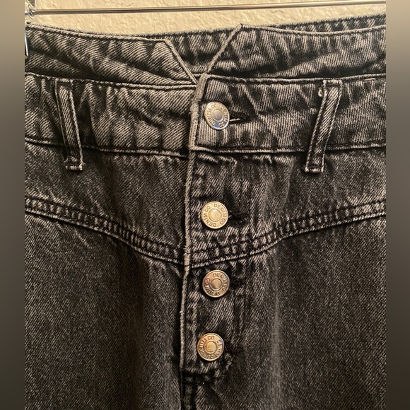 Women’s Black Washed Denim Jeans Size 10 - Picture 3 of 6